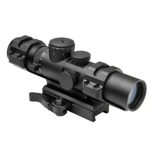 NcSTAR XRS Series 2-7x32 Scope w/ Modular Upper Scope Rings & Convertible Base Mount - Optic Mount - view 1