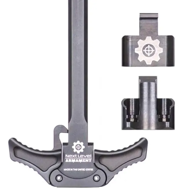 Next Level Armament NLA Sig Sauer MPX Rifle Charging Handle w/ Block Kit Black - Charging Handle for AR-15, vista 1