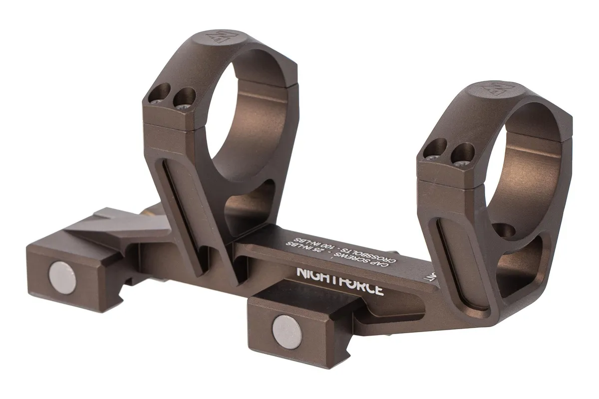 Nightforce 34mm UltraMount Scope Mount - 1.93" - Dark Earth - Optic Mount, vista 1