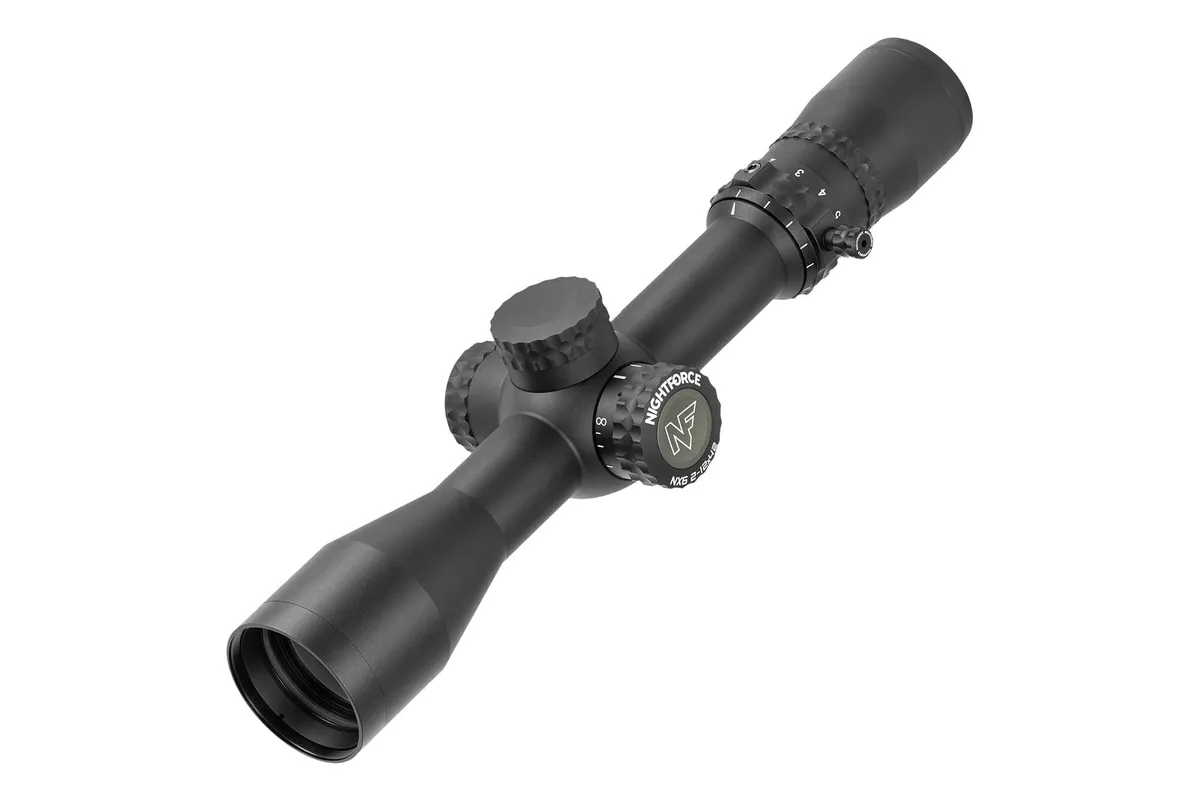 Nightforce NX6 2-12x42mm FFP Rifle Scope - FieldSet - MOA FC-MRx Reticle - Rifle Scope, vista 1
