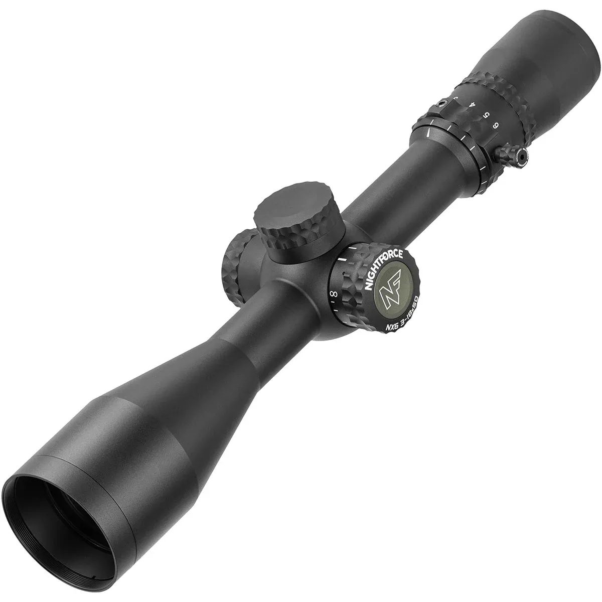 Nightforce NX6 F2 Rifle Scope 30mm Tube 3-18x 50mm Illuminated MOAR Reticle Matte Black - Rifle Scope - view 1