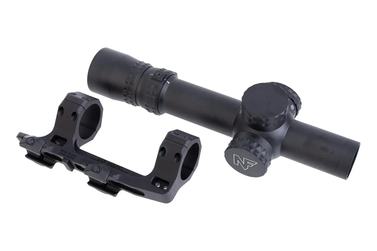 NightForce NX8 1-8x24 FFP Scope FC-DMX Reticle with Reptilia Corp AUS Mount - Rifle Scope - view 1
