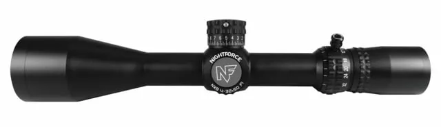 NightForce NX8 Rifle Scope 4-32X50mm 30mm Tube First Focal Plane F1 ZeroStop .1 Mil-Radian DigIllum PTL TReMoR3 Black Full-Size - Rifle Scope, vista 1
