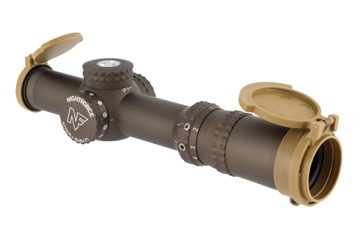 Nightforce ATACR 1-8x24mm F1, FC-DMx Reticle, Dark Earth, Rifle Scope - Rifle Scope - view 3