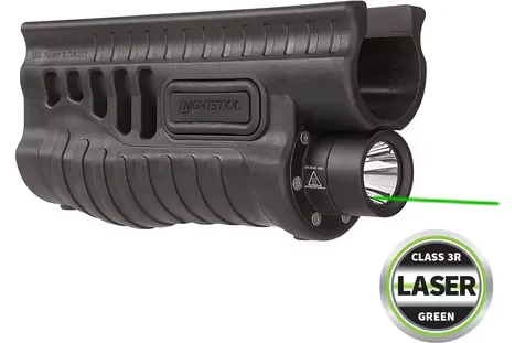 Nightstick Green Laser, fits Remington 870/Tac-14, Black - SFL13GL - Light - view 1