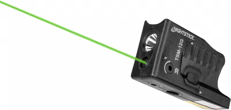 Nightstick TSM-12G Weapon Mount Light w/ Green Laser, Black - TSM-12G - Light, vista 1