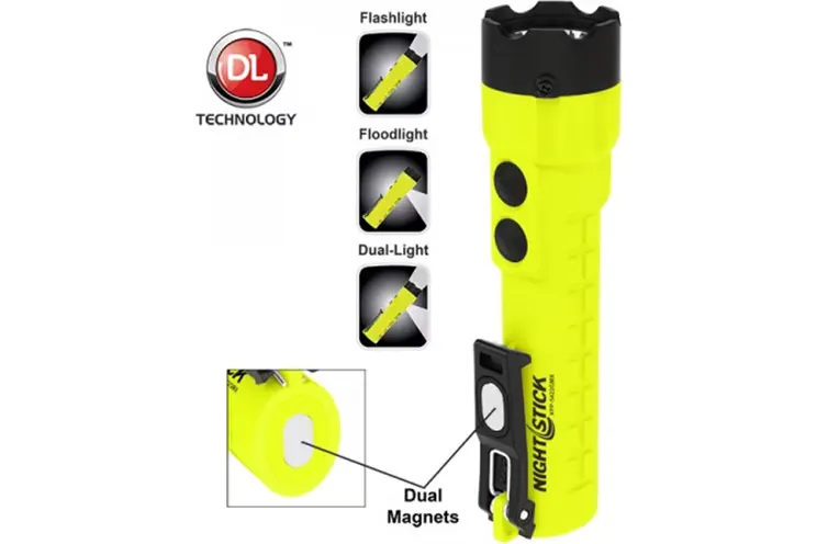 Nightstick XPP-5422GMX X-Series Intrinsically Safe Dual-Light Flashlight w/Dual Magnets - Light, vista 1