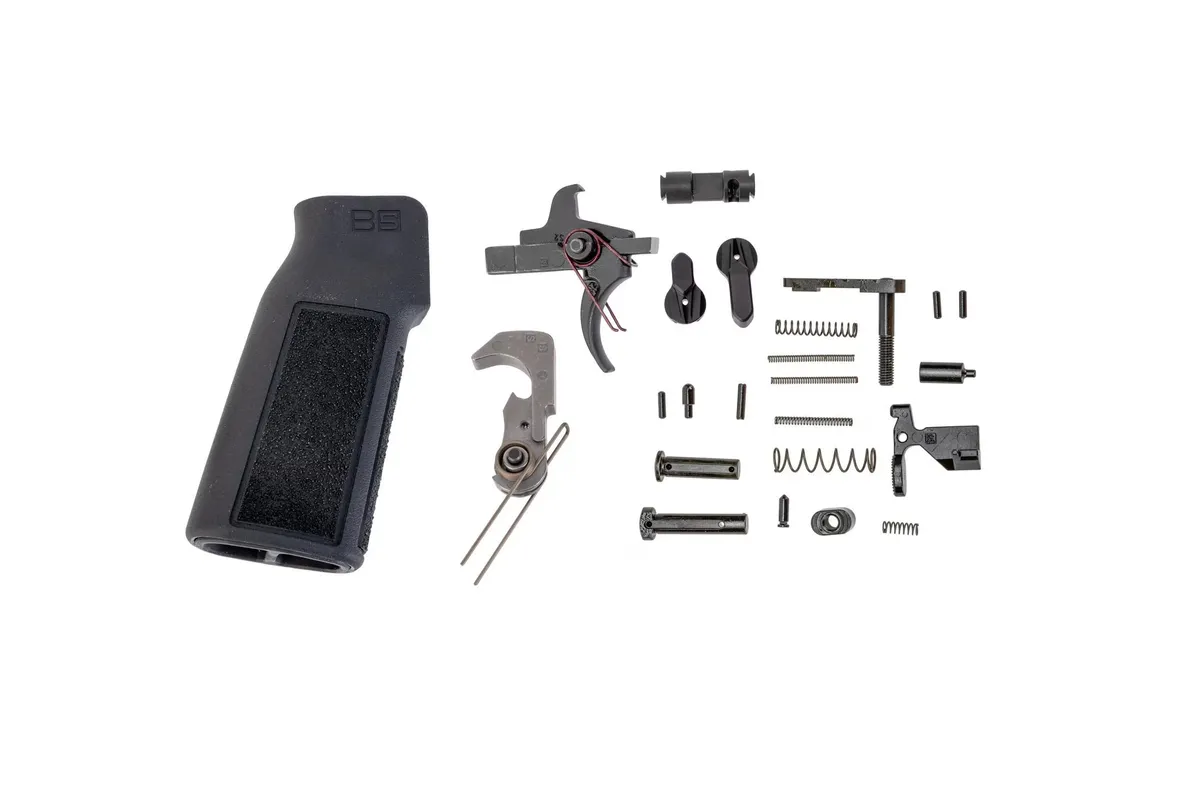 Noveske Rifleworks AR-15 Lower Parts Kit - B5 Grip, Radian Ambi Safety & Noveske Single Stage Trigger - Lower Receiver for AR-15, vista 1