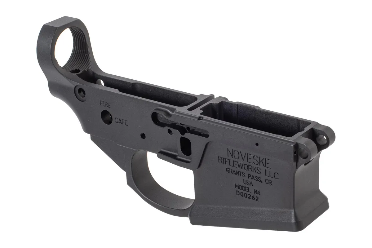 Noveske Rifleworks N4 Gen 4 Stripped Ambidextrous AR-15 Lower Receiver - Lower Receiver for AR-15, vista 1