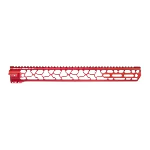 Odin Works 17.5" M-LOK Ragna Free Float AR-15 Handguard, Red - F-17-ML-RA-RED - Handguard for AR-15, vista 1