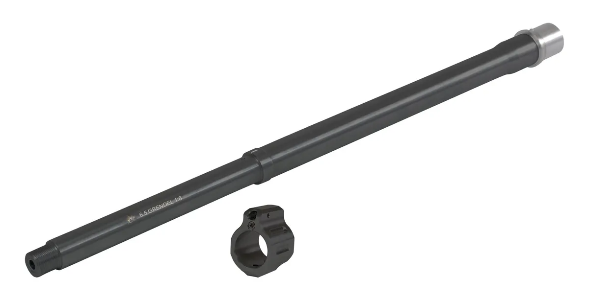 ODIN Works 18" 6.5 Grendel / LBC Intermediate DMR Stainless Steel Barrel w/ FREE tunable GB - Black Nitride 1:8 Twist - Barrel for AR-15, vista 1