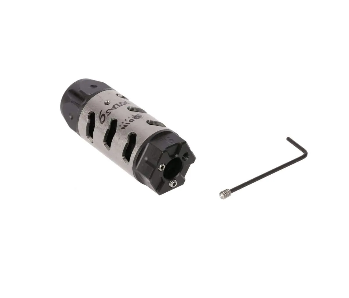 ODIN Works 9 mm Atlas Compensator 1/2-36 threads - Muzzle Device for AR-15, vista 4
