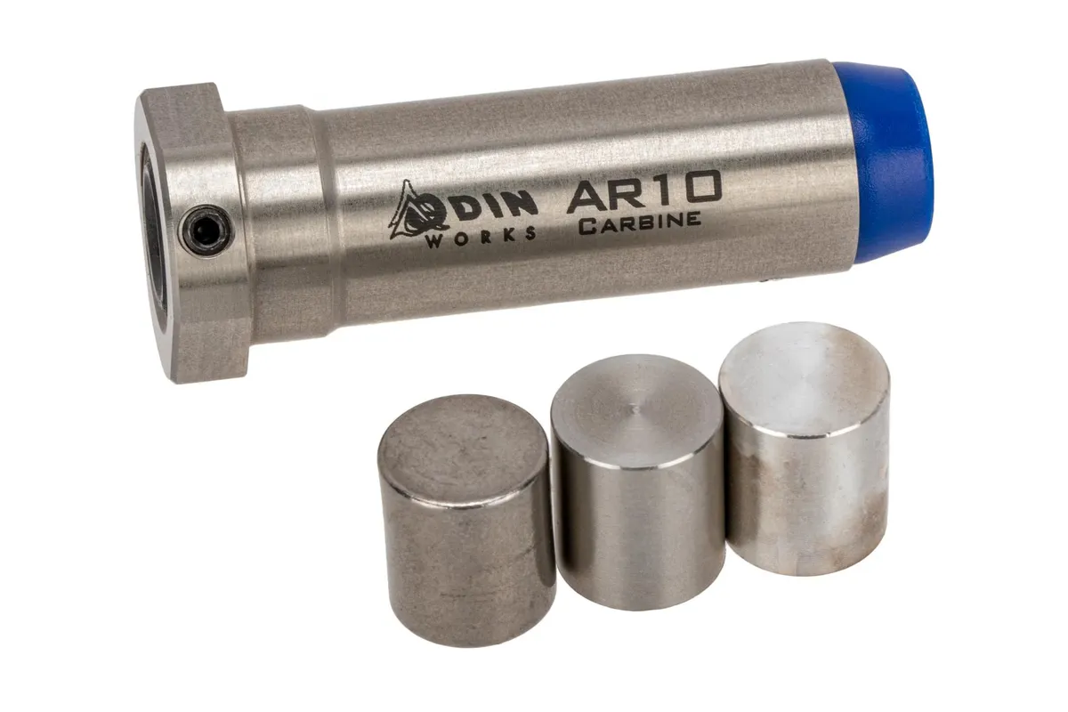 Odin Works Adjustable AR-10 Buffer, Stainless Steel - OS-ABS-AR10 - Buffer for AR-15, vista 1