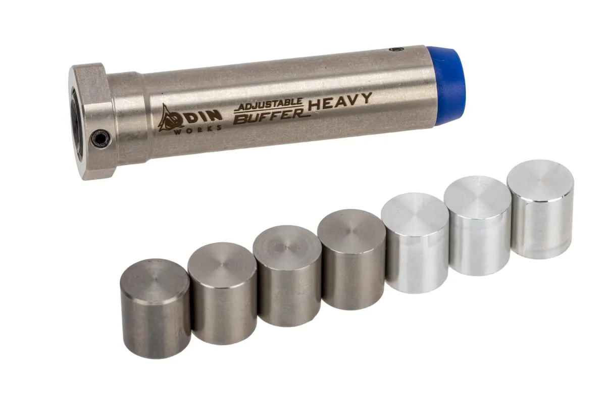 Odin Works Adjustable AR-15 Heavy Buffer, Stainless Steel - OS-ABS-AR15-HVY - Buffer for AR-15 - view 1