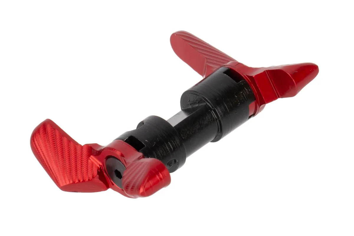 Odin Works Ambi Safety Selector - Modular - Red - Safety for AR-15, vista 2
