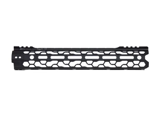ODIN Works O2 Lite M-LOK Handguard – Black - Handguard for AR-15, vista 2