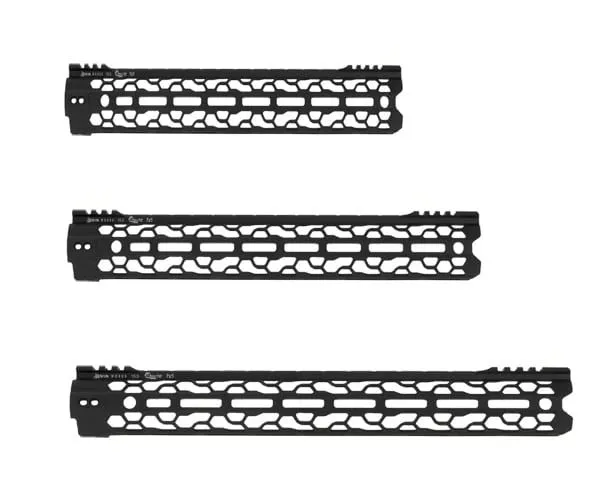 ODIN Works O2 Lite M-LOK Handguard – Black - Handguard for AR-15, vista 1
