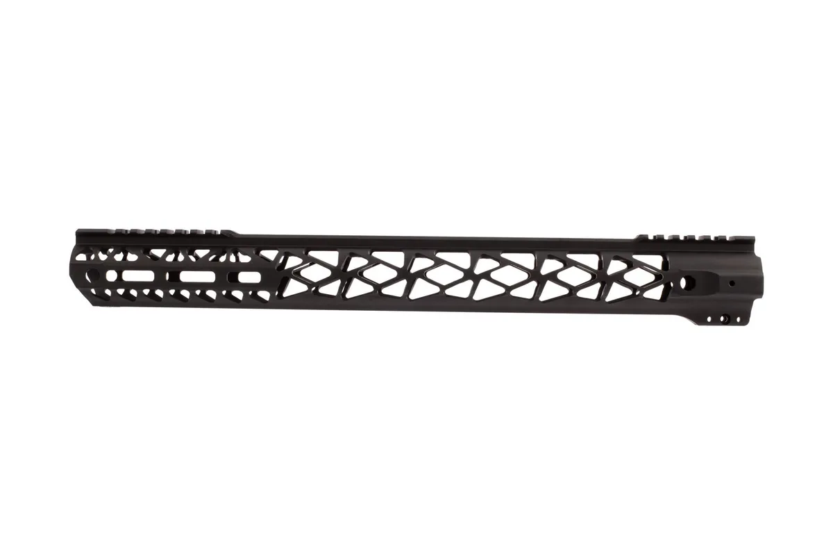 Odin Works R2 Free Float Ar-15 Handguard - M-Lok - Black - 17.5" - Handguard for AR-15, vista 3