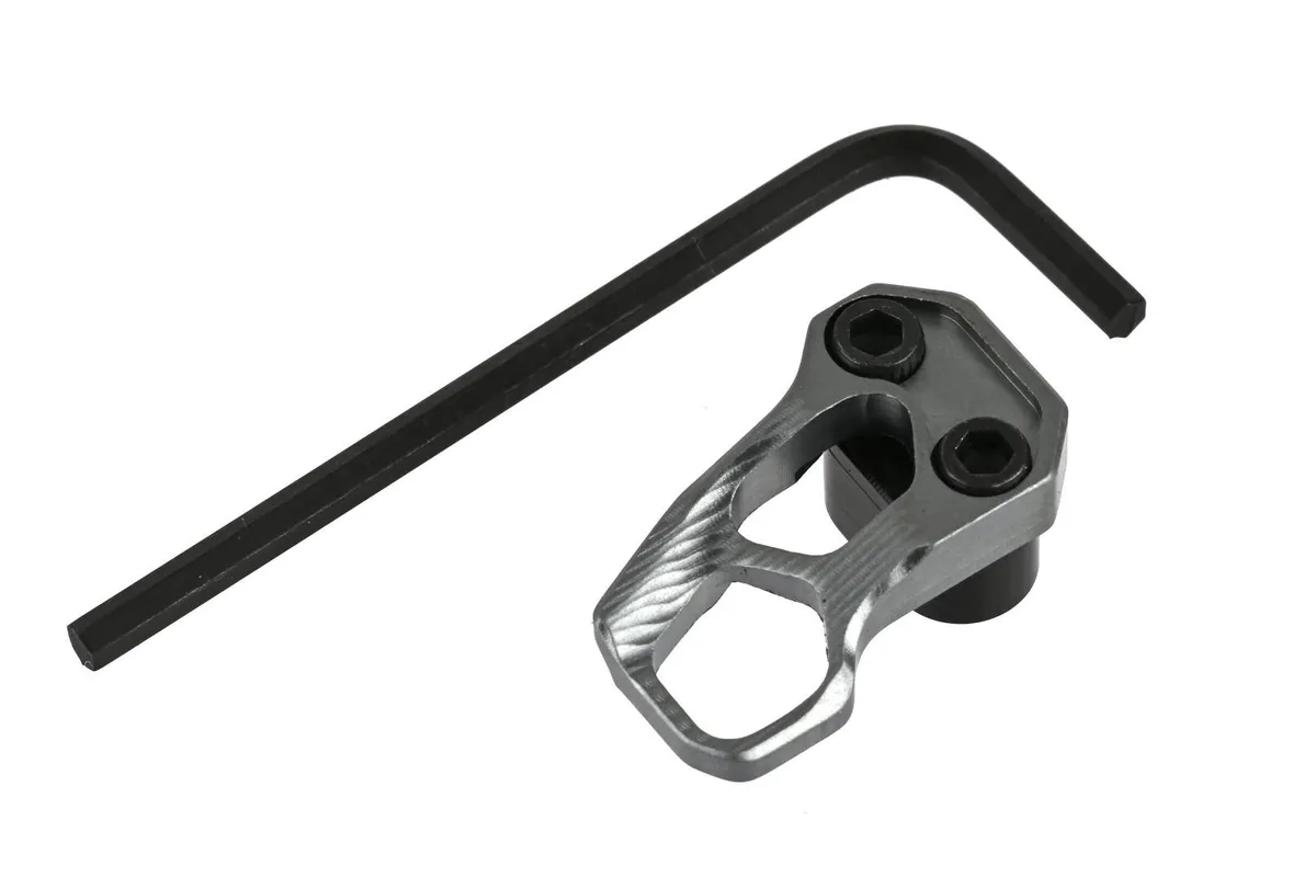 Odin Works Xmr 3 Extended Ar-15 Magazine Release - Gunmetal Grey - Magazine Release for AR-15, vista 3