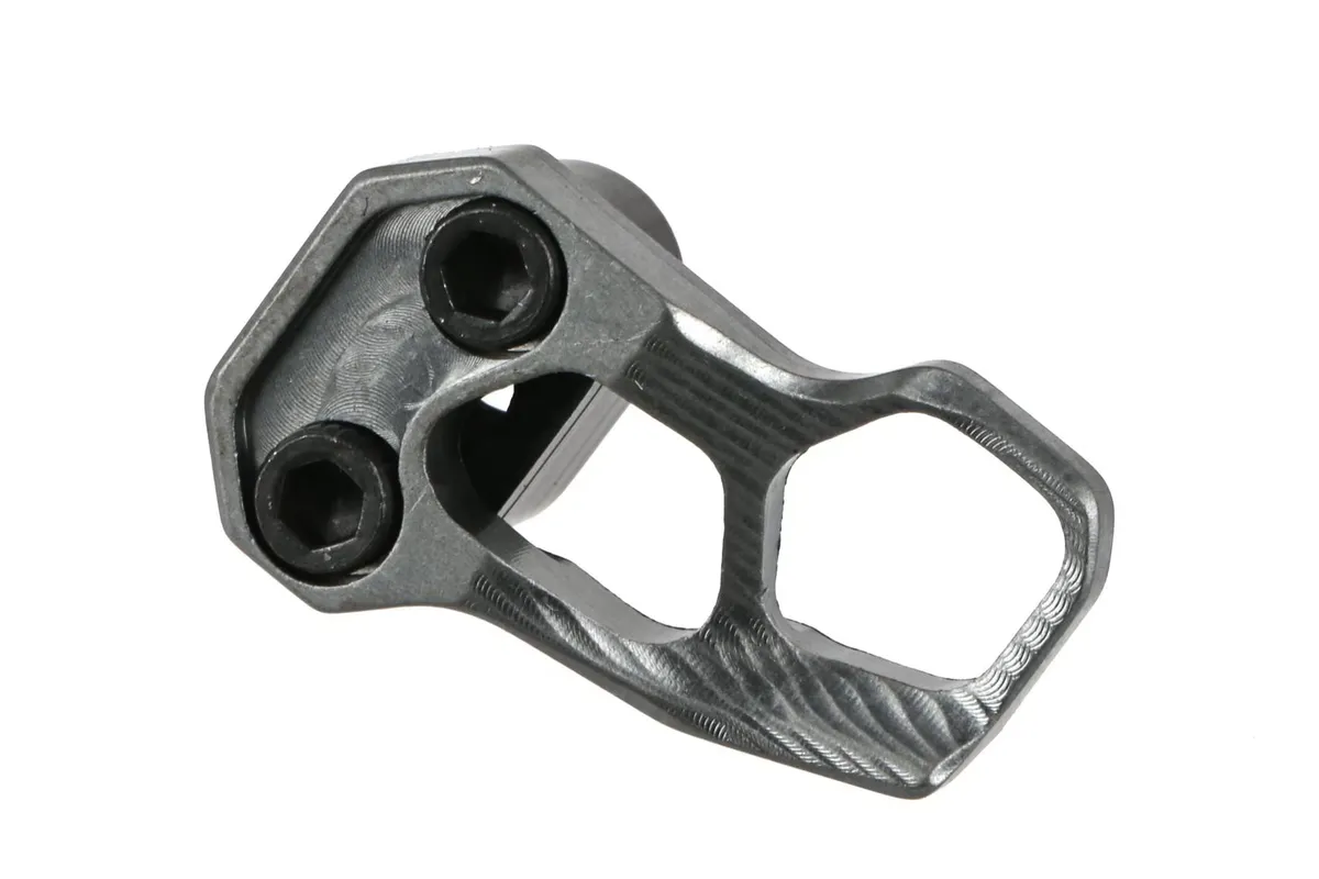 Odin Works Xmr 3 Extended Ar-15 Magazine Release - Gunmetal Grey - Magazine Release for AR-15, vista 1