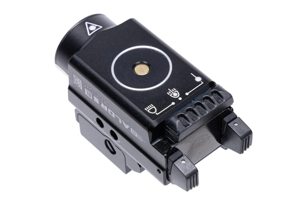 Olight Baldr S BL 800 Lumen Tactical Flashlight with Blue Laser Sight - Black - Light - view 4