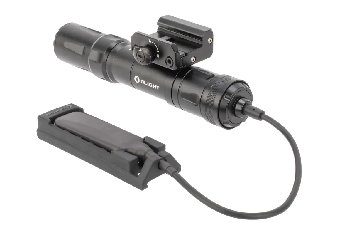 Olight Odin 2000 Lumen Rechargeable Quick Release Rail Mount Flashlight - Black - Light - view 3