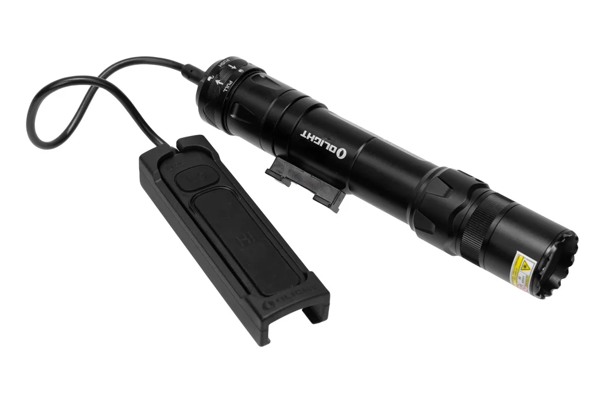 Olight Odin GL M 1500 Lumen Rechargeable M-LOK Mount Flashlight with Green Laser - Light - view 3