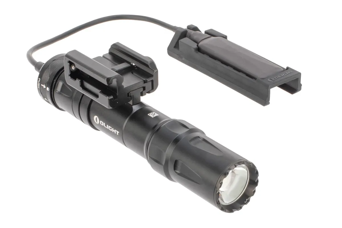 Olight Odin Mini 1250 Lumen Rechargeable Rail Mount Flashlight - Black - Light - view 2