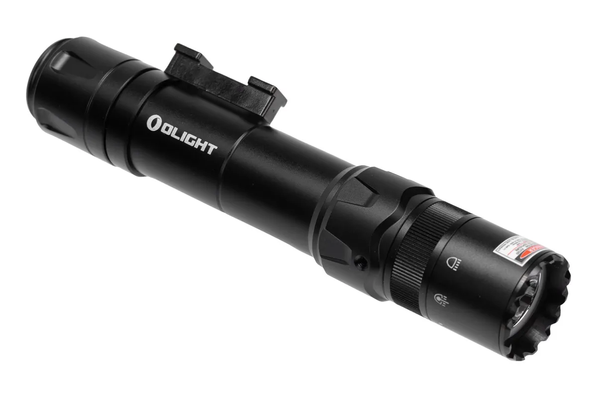 Olight Odin Mini 1250 Lumen Rechargeable Rail Mount Flashlight - Black - Light - view 4