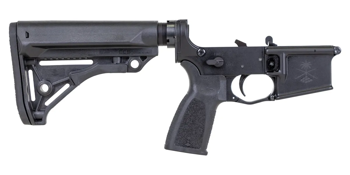 Palmetto State Armory Blem PSA Sabre-15 Forged Geissele SSA-E Lower, Black - Trigger for AR-15, vista 1