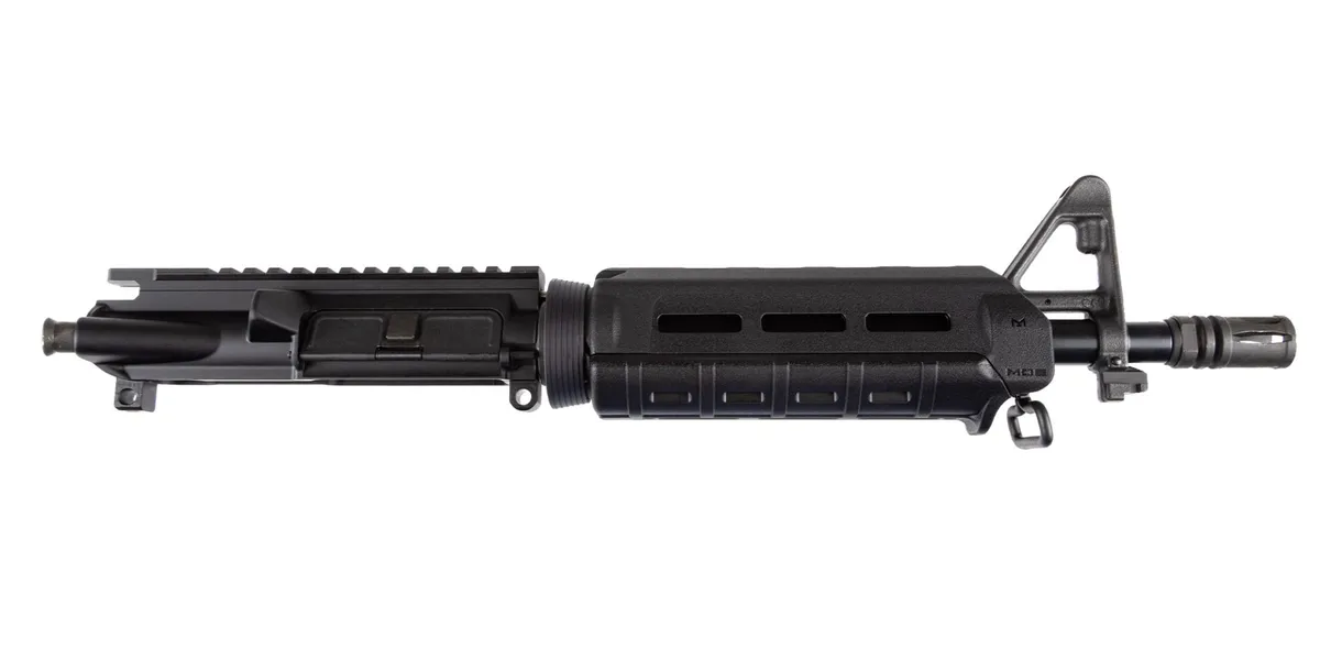 Palmetto State Armory PSA 10.5" 5.56 NATO 1/7" Nitride MOE Pistol Upper No BCG or CH - Upper Receiver for AR-15 - view 1