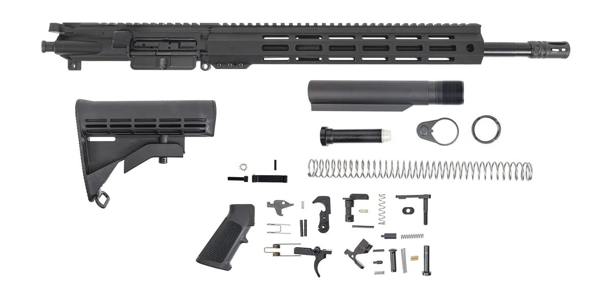 Palmetto State Armory PSA 16" 300AAC Blackout Pistol-Length Nitride 13" Lightweight Hex M-Lok Freedom Rifle Kit - Upper Receiver for AR-15 - view 1