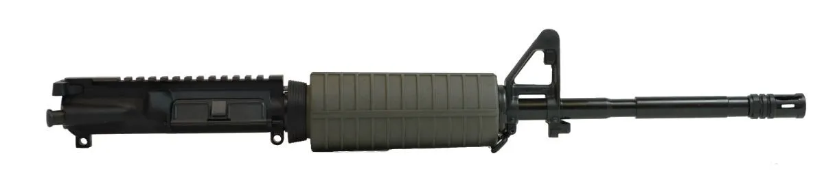 Palmetto State Armory PSA 16" Classic M4 Freedom Upper with BCG & Charging Handle, OD Green - Upper Receiver for AR-15, vista 1