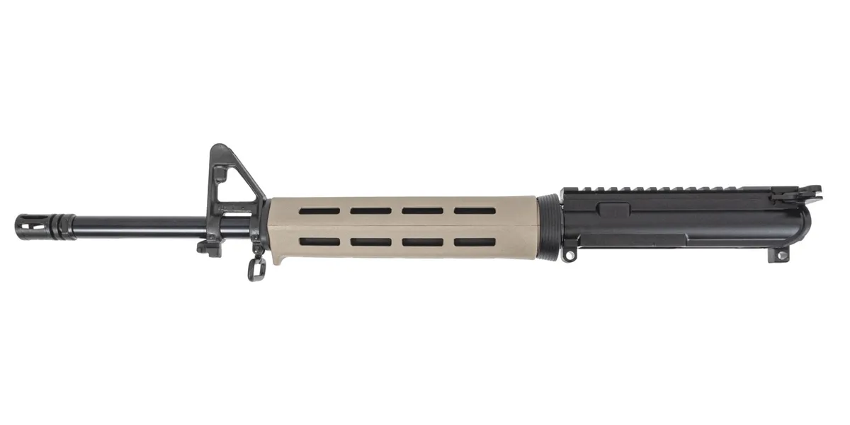 Palmetto State Armory PSA 16" Mid-Length 5.56 NATO 1:7 Nitride B5 MLOK Midlength Handguard Upper with BCG & CH, FDE - Upper Receiver for AR-15 - view 2