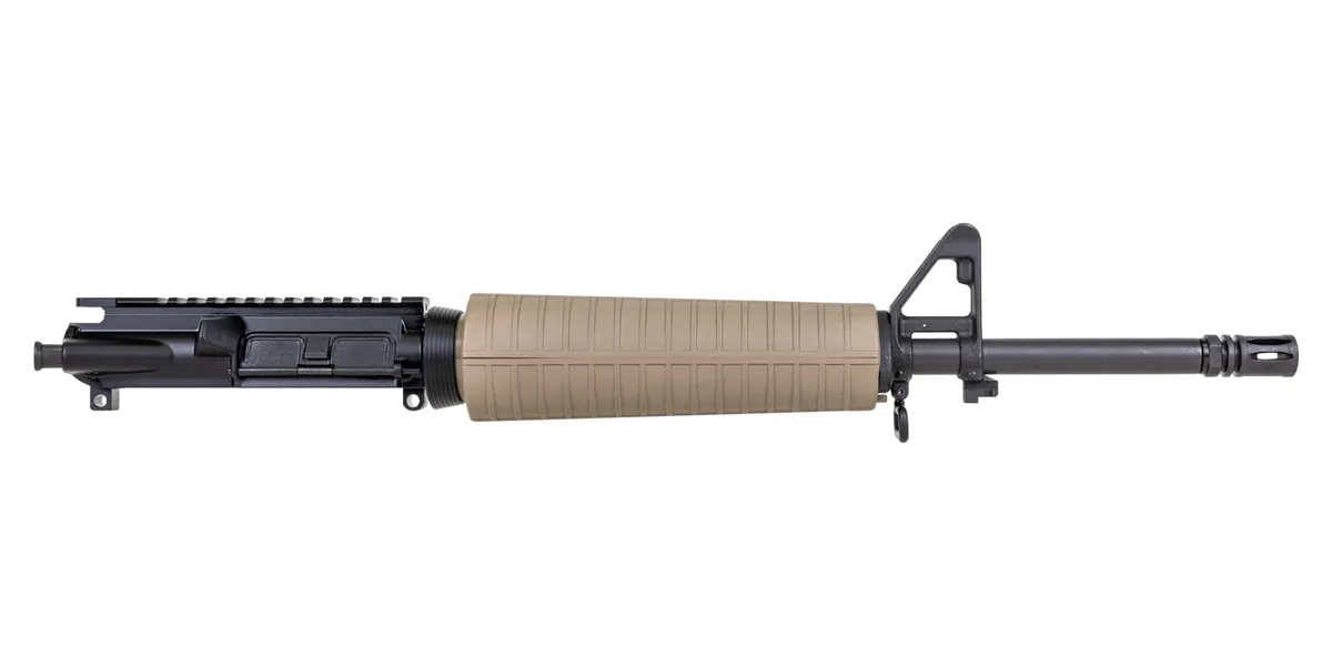 Palmetto State Armory PSA 16" Mid-Length 5.56 NATO 1:7 Phosphate Classic Upper No BCG & CH, FDE - Upper Receiver for AR-15 - view 1
