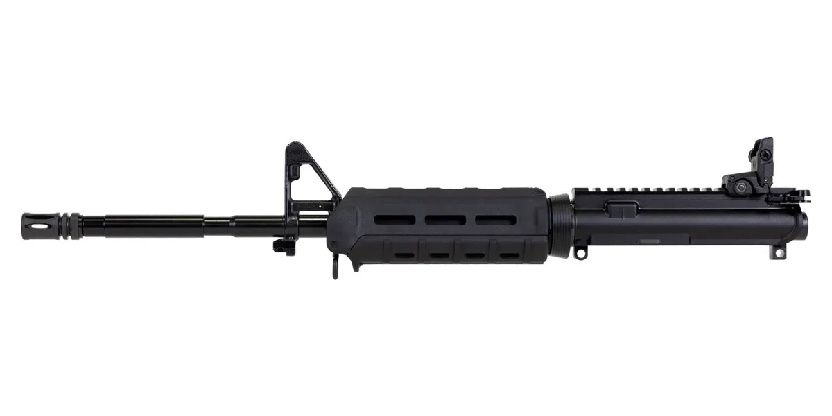Palmetto State Armory PSA 16" Nitride 1:7 M4 Carbine 5.56 NATO MOE AR-15 Upper Assembly, OD Green - with BCG/CH & Rear Mbus - Upper Receiver for AR-15, vista 2