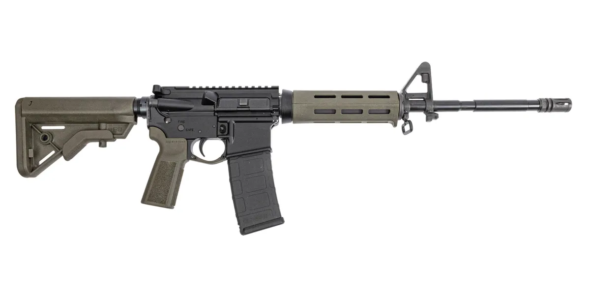 Palmetto State Armory PSA 16" Nitride M4 Carbine 5.56 B5 Systems Rifle, ODG - Complete Rifle - view 1