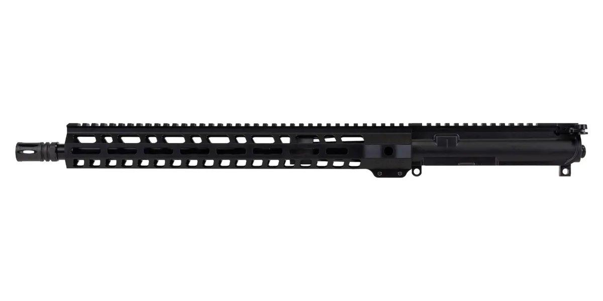 Palmetto State Armory PSA 16" Pistol-Length 300AAC Blackout Nitride 15" Lightweight M-Lok Upper - With BCG & CH - 5165450142 - Upper Receiver for AR-15, vista 2