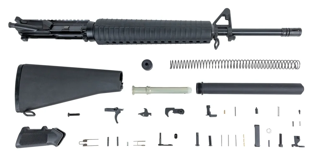 Palmetto State Armory PSA 20" Rifle Length 5.56 NATO 1/7 Nitride Freedom Rifle Kit - 7788893 - Upper Receiver for AR-15, vista 1
