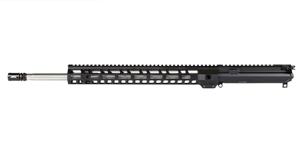 Palmetto State Armory PSA 20" Rifle-Length 5.56 NATO 1/7 Stainless Steel 15" Lightweight M-lok Upper With BCG & Charging Handle - Upper Receiver for AR-15, vista 1