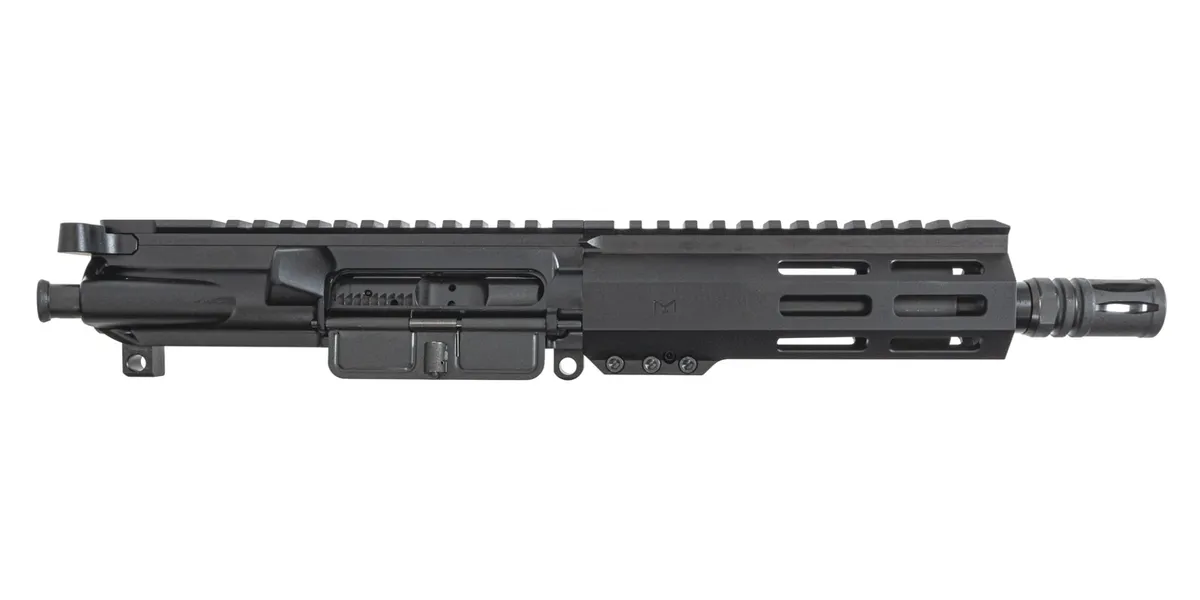 Palmetto State Armory PSA 7" 300AAC Blackout Nitride 6" Lightweight Hex M-Lok Upper W/BCG & CH - Upper Receiver for AR-15 - view 1