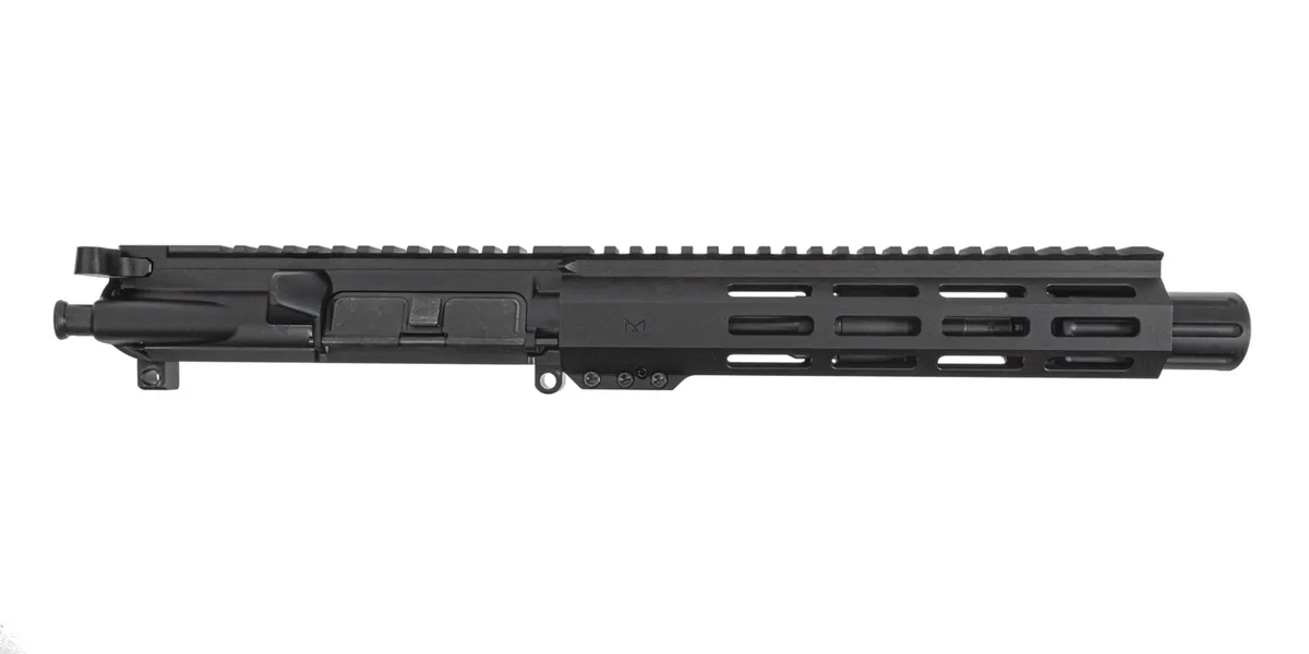 Palmetto State Armory PSA 7.5" 5.56 NATO 1/7 Phosphate 9" Lightweight Hex M-Lok Upper W/PSA Fluted Flash Can, BCG. & CH - Muzzle Device for AR-15 - view 1