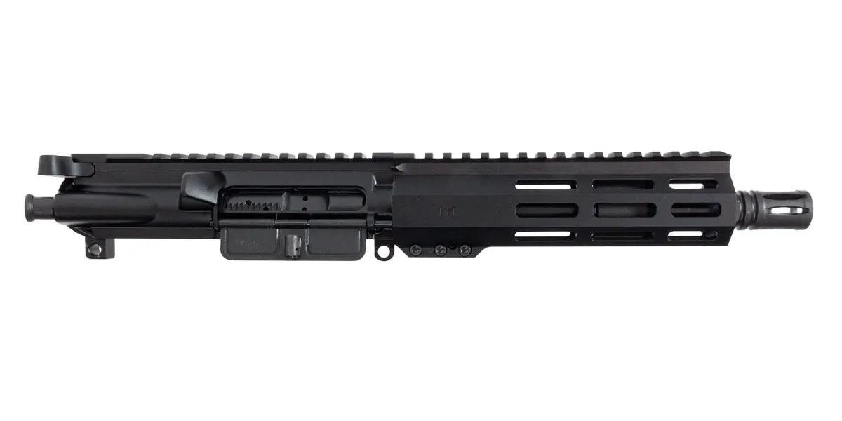 Palmetto State Armory PSA 7.5" Pistol-length 300AAC Blackout Nitride 7" Lightweight Hex M-Lok Upper With BCG & CH - Upper Receiver for AR-15 - view 1