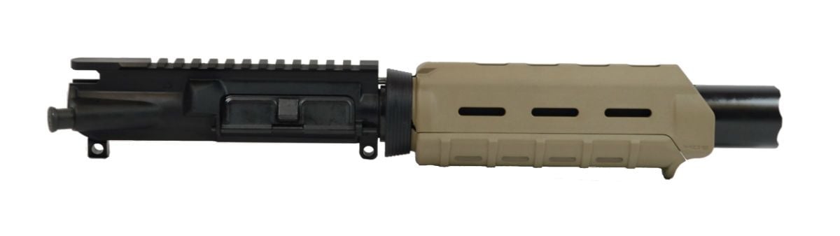 PSA 7" Nitride 1:7 Pistol Length 5.56 NATO Marauder AR-15 Upper Assembly, FDE - No BCG/CH - Upper Receiver for AR-15, vista 1