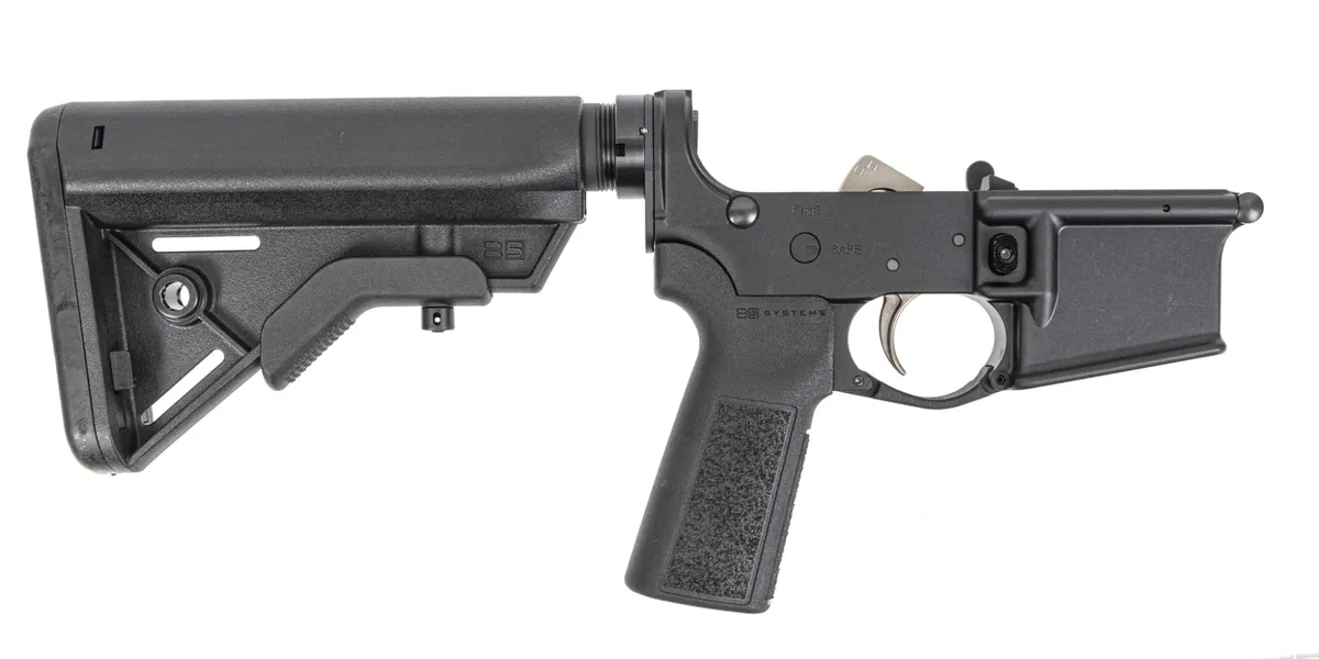 Palmetto State Armory PSA AR15 Complete Lower B5 EPT Bravo Stock, Black - Lower Receiver for AR-15 - view 1