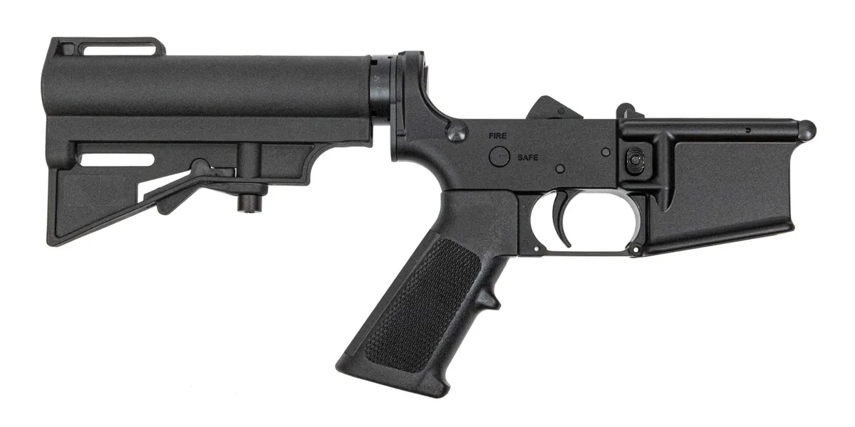Palmetto State Armory PSA Classic AR-15 Complete Pistol Lower W/HAR-15 Brace, Black - Lower Receiver for AR-15 - view 1