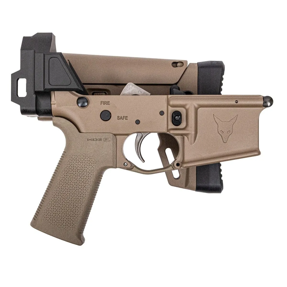 Palmetto State Armory PSA Complete JAKL Rifle Lower 5.56 NATO, MOE SL EPT F5 Stock, FDE - Lower Receiver for AR-15 - view 4