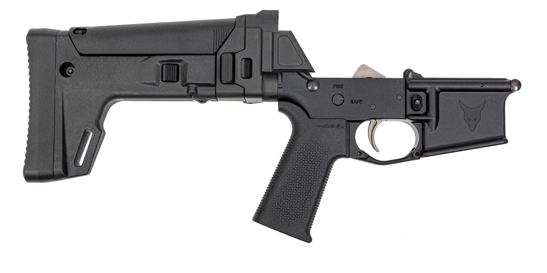 PSA Complete JAKL Rifle Lower 5.56 NATO, MOE SL EPT F5 Stock, Black - Lower Receiver for AR-15, vista 1