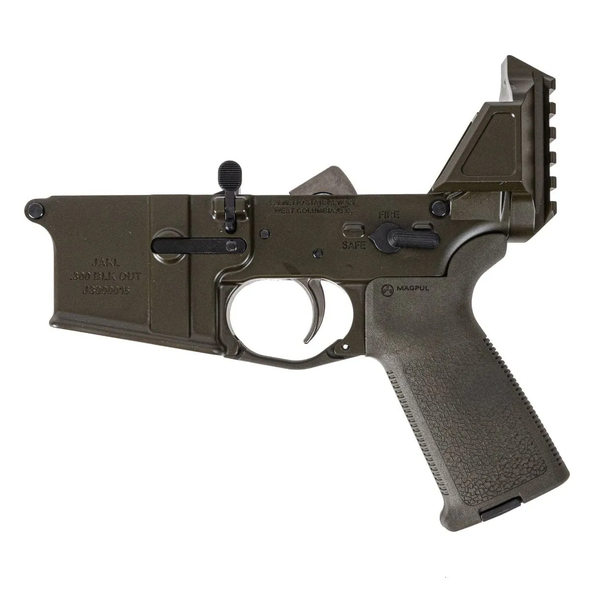 Palmetto State Armory PSA Complete Lower 300BO, JAKL, Pistol, MOE EPT w/o Brace, ODG - Lower Receiver for AR-15 - view 2