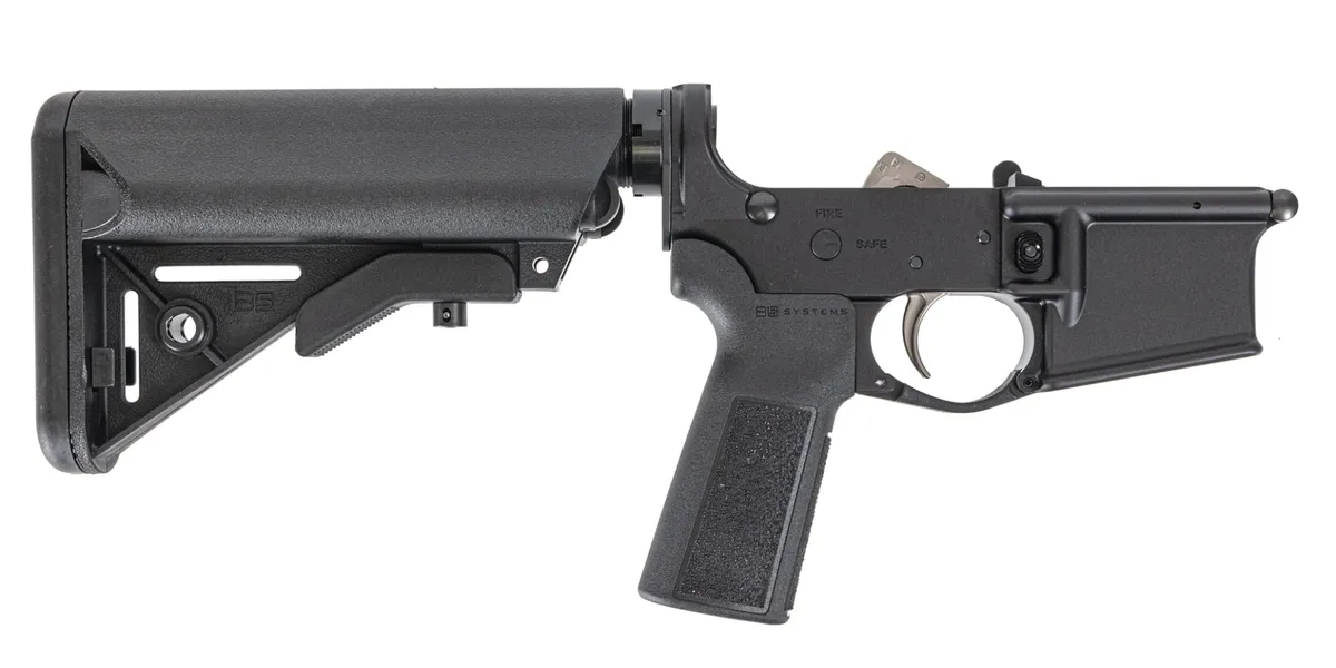 Palmetto State Armory PSA Complete Lower B5 EPT SOPMOD Stock, Black - Lower Receiver for AR-15 - view 1